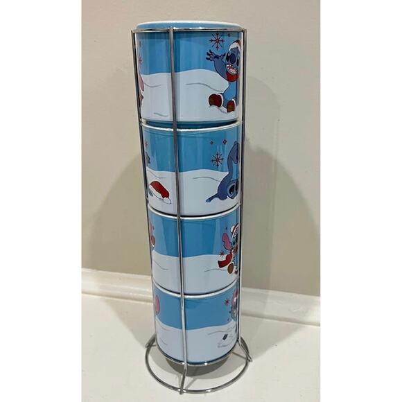 Disney Stitch‎ Stackable Christmas Mugs - Picture 6 of 6